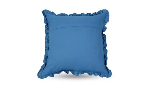 Monoiro Washed Blue Cotton Cushion