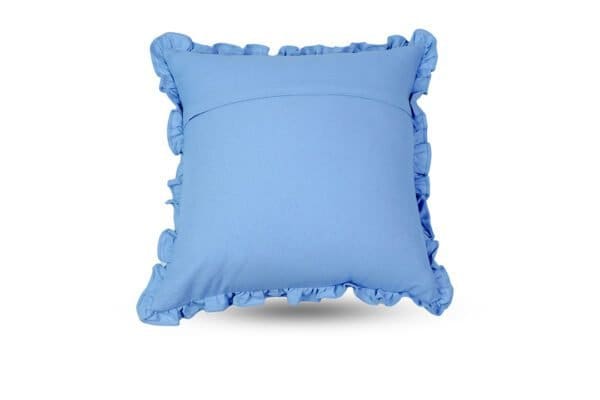 Monoiro Washed Sky Blue Cotton Cushion