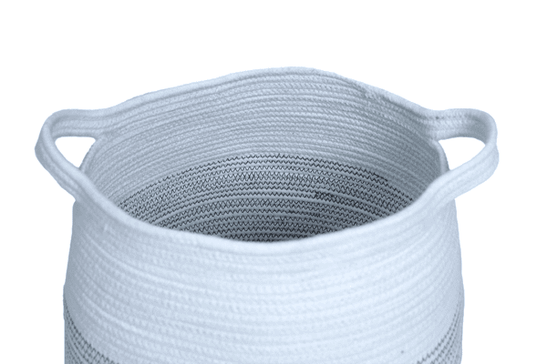 Kaplava  Black & White Laundry Basket