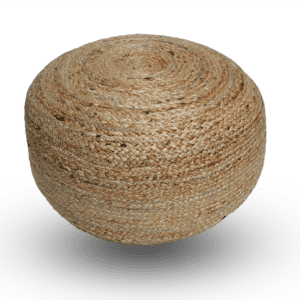 Mandala Natural Jute Pouffe
