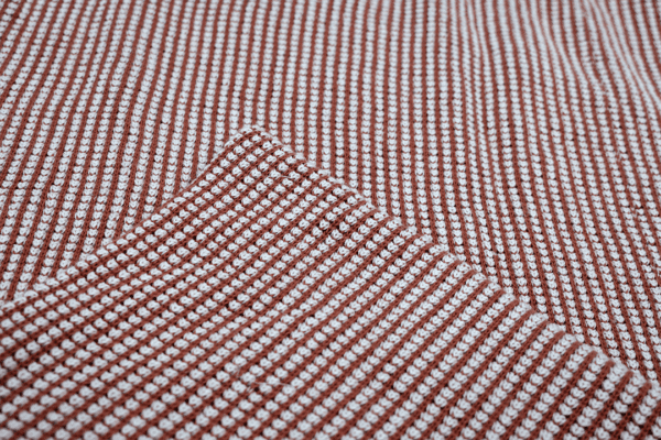 Abrazo Orange Knitted Throw