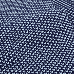 Calore Blue Knitted Throw
