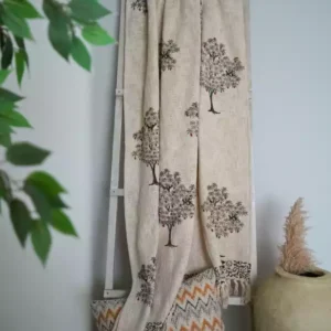 Varnika- Block Print Cotton Throw