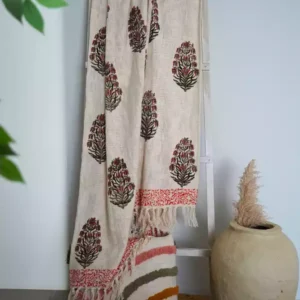 Sundarika-Block Print Cotton Throw