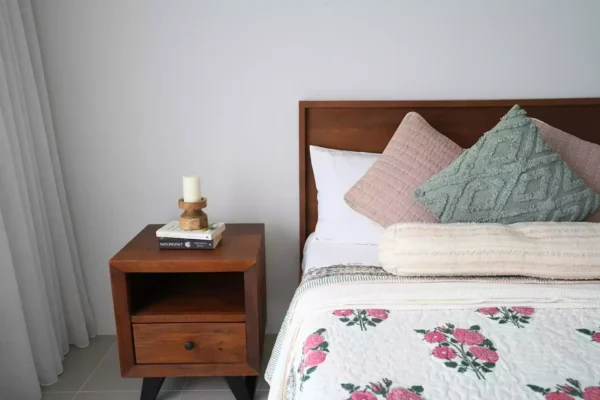 Nidra – Pink Block Printed Cotton Quilt