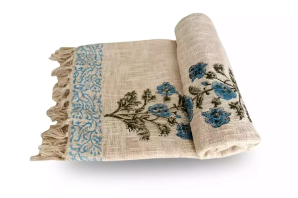 Aananda – Block Print Cotton Throw