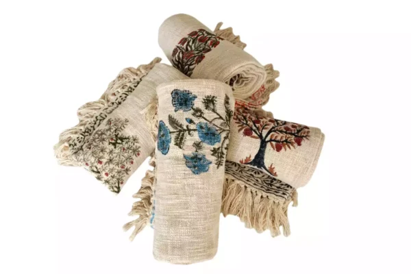 Mantra – Block Print Cotton Throw