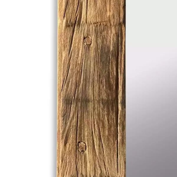 Nirva - Rare Railway wood Handcrafted Mirror